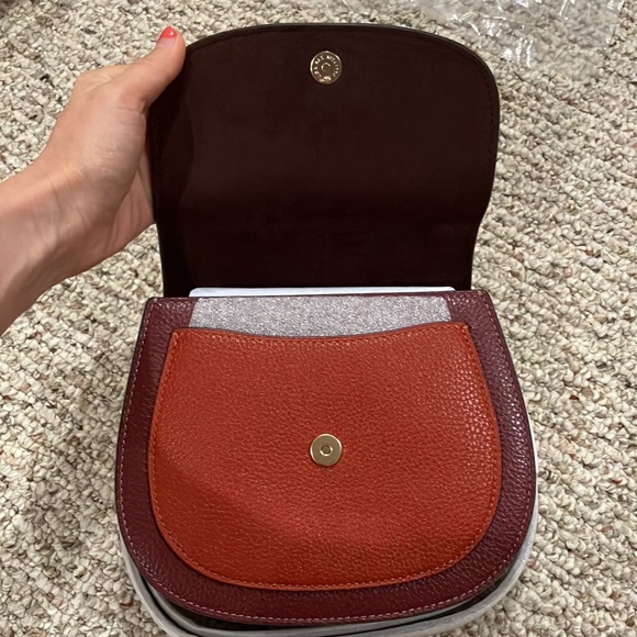 Coach Remi Saddle Bag In Colorblock 1330 - Picture 16 of 17